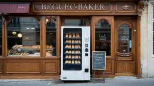 Distributeur automatique de baguettes fraîches Distributeur automatique de baguettes fraîches