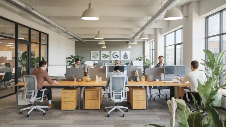 Duke Studios créé les bureaux en carton recyclé Duke Studios créé les bureaux en carton recyclé