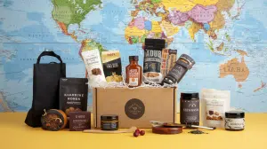 Un service pour hommes avec des produits gastronomiques par abonnement mensuel Un service pour hommes avec des produits gastronomiques par abonnement mensuel