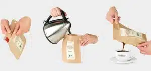 Un sachet jetable pour préparer son café