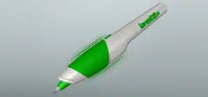 Un stylo vibre lorsque l’utilisateur fait une erreur