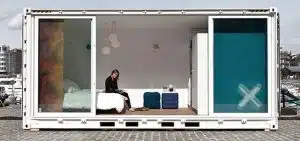 En Belgique, un hôtel temporaire offre à ses clients un lieu surprenant