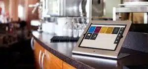Une caisse enregistreuse de restaurants sur iPad