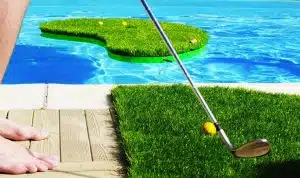 Un jeu de golf pour piscine