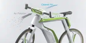 Un vélo purificateur d’air