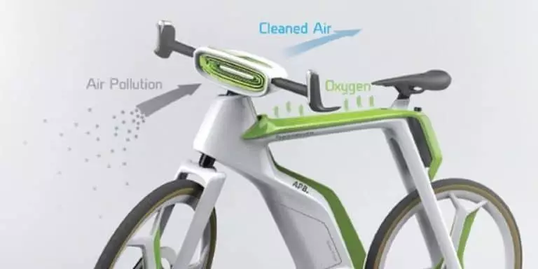 Un vélo purificateur d’air