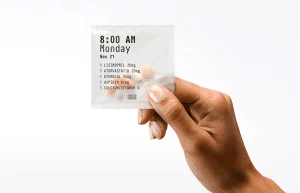 Un service de livraison de médicaments avec les informations pratiques
