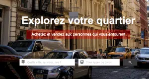 Un site pour acheter et vendre aux personnes qui vous entourent