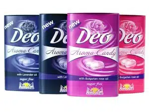 Des bonbons qui parfument la peau