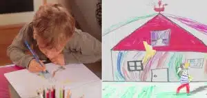 Un cahier de coloriage qui se transforme en dessin animé