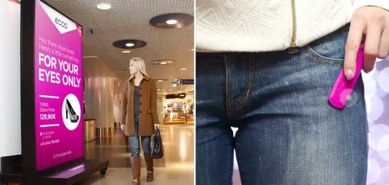 Un capteur personnalise les publicités en fonction des boutiques fréquentées