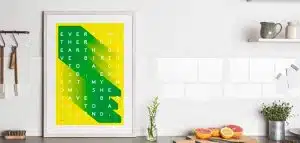 Un service propose d’immortaliser des tweets sous forme d’œuvres d’art