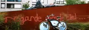 Un vélo qui rémunère les déplacements grâce à la publicité affichée