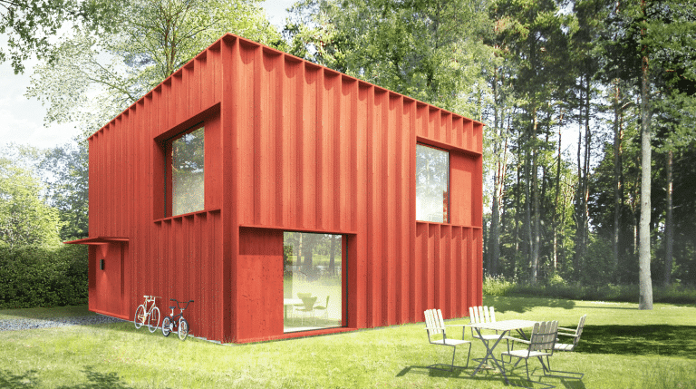 En Suède, une maison de rêve a été construite par des données 