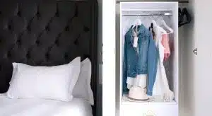 Des mini-bars de vêtements fashion dans des chambres d’hôtel belges