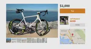 Les voleurs de bicyclettes ne sont pas les bienvenus sur ce marché en ligne