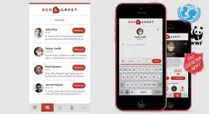 Une application de messagerie entre les stars et leurs fans lèvent des fonds caritatifs