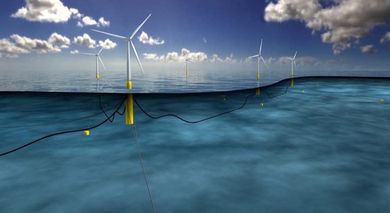 La première ferme éolienne flottante au monde