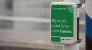 A Rotterdam, les cyclistes obtiennent rapidement le feu vert quand il pleut