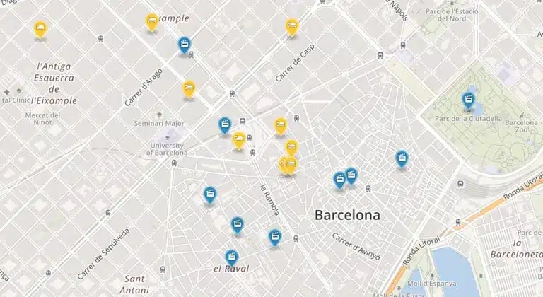 Une carte interactive qui met en ligne les vidéos des destinations pour les visiteurs