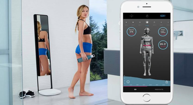 Un miroir intelligent pour visualiser les progrès de remise en forme