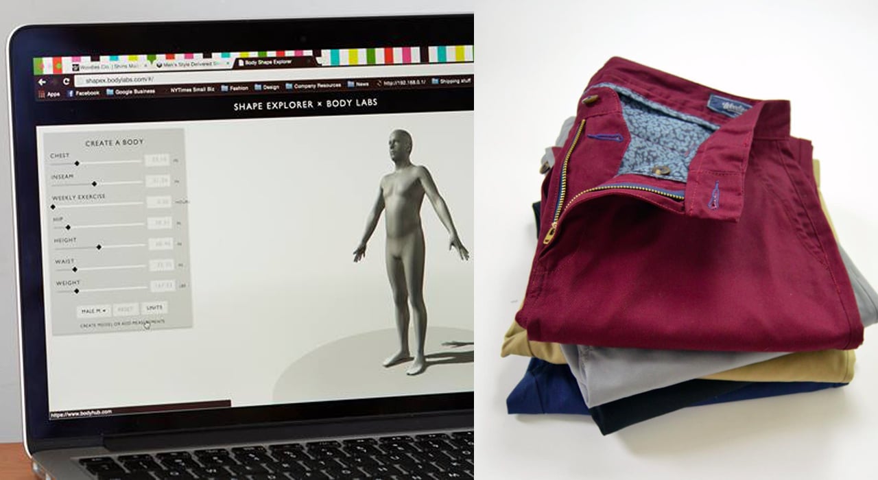 Un chino personnalisé fabriqué à partir de l’imagerie en 3D du corps