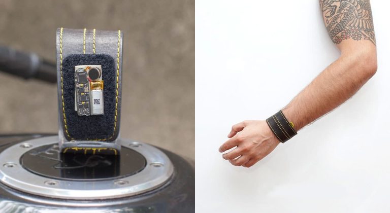 Les motards peuvent éviter les amendes grâce à un bracelet IdO