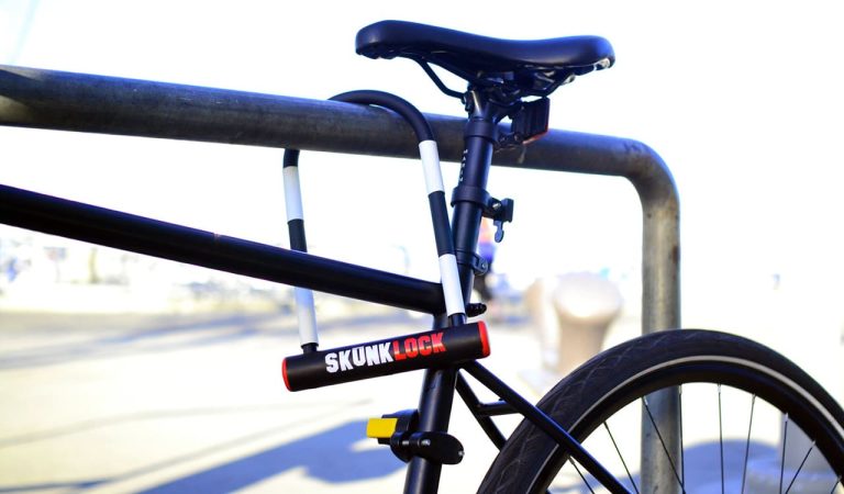 Un cadenas de vélo qui gaze les voleurs potentiels
