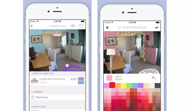 Idées participatives de décoration d’intérieurs et de rénovation virtuelle à travers une application