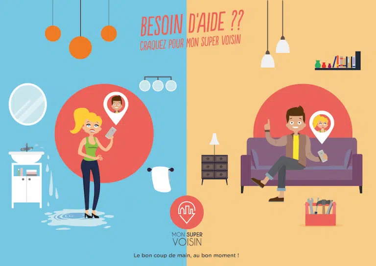 Mon Super Voisin : une application innovante favorisant l’entraide