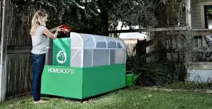 Un digesteur de biogaz réduit le gaspillage de carbone dans la maison