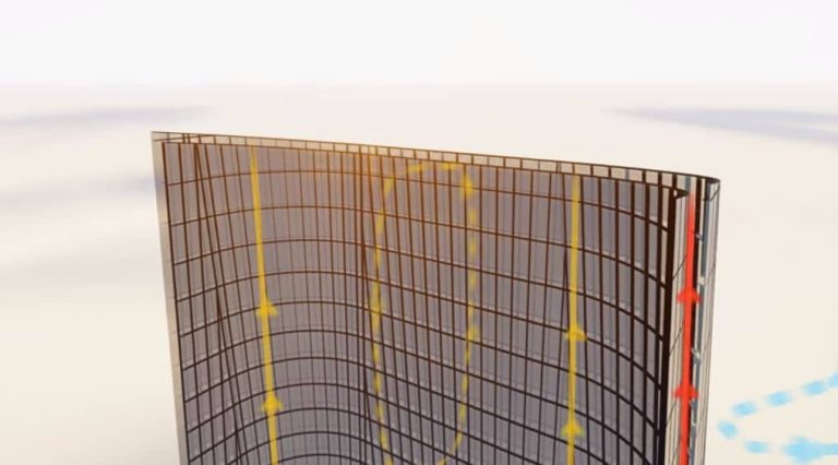 Un immeuble-ferme construit dans une ville suédoise