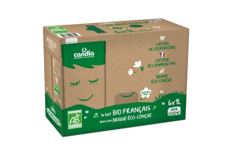 Candia innove avec des briques de lait sans aluminium
