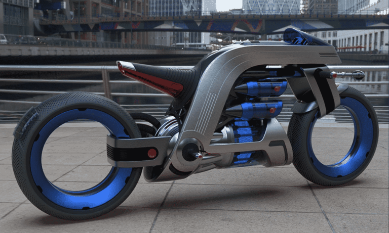 Une incroyable moto au design inspirée par un ventilateur Dyson !