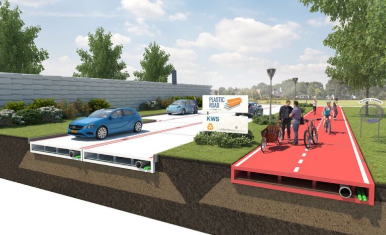 Et pourquoi pas des routes en plastique pour booster le recyclage ?