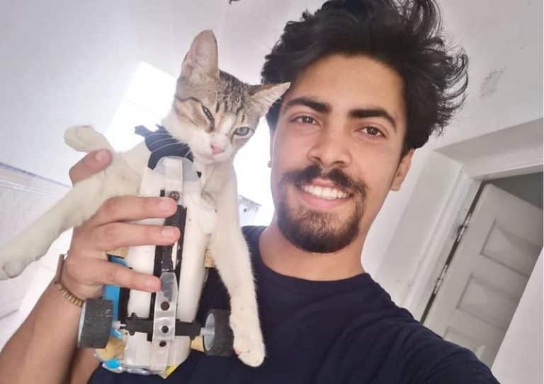 Il invente des prothèses pour les animaux handicapés