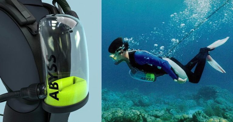 Exolung, le dispositif de plongée qui fournit de l&rsquo;oxygène en illimité et en continu sous l&rsquo;eau