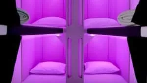 Des capsules dortoirs pour mieux dormir dans l'avion