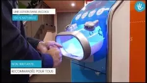 EverCleanHand, une machine qui désinfecte les mains en 7 secondes !