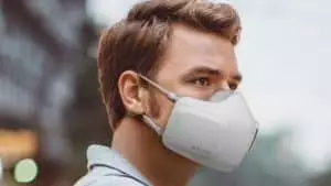 Le nouveau masque LG intègre un purificateur d’air Le nouveau masque LG intègre un purificateur d'air