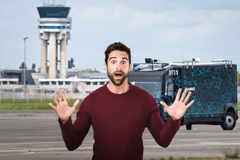 Ce camion automatisé d&rsquo;Airbus va régler les problèmes d&rsquo;aéroports saturés, voici comment