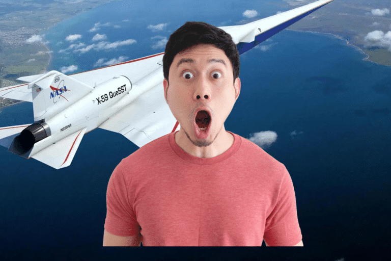 Voici le premier avion supersonique silencieux au monde : l&rsquo;avion X-59, découvrez-le !