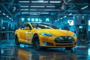Ce que cache la mystérieuse voiture jaune : l'avenir autonome de Tesla révélé