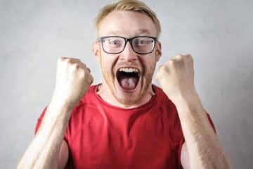 Angry Man Is Screaming