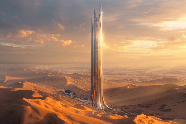 Projet démentiel : un gratte-ciel de 2 km de haut en Arabie Saoudite pourrait redéfinir les limites de l&rsquo;architecture mondiale