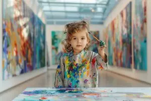 Ce prodige de trois ans vend ses tableaux pour une somme astronomique