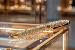 Découvrez ce stylo BIC en or et diamants qui envoûte les collectionneurs