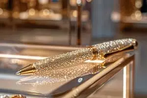 Découvrez ce stylo BIC en or et diamants qui envoûte les collectionneurs
