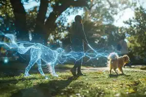 Découvrez la laisse virtuelle révolutionnaire qui pourrait changer vos promenades canines