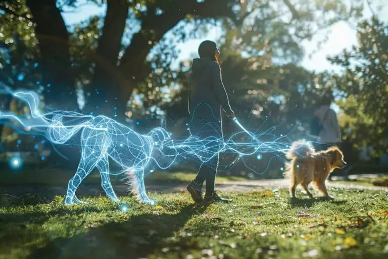 Découvrez la laisse virtuelle révolutionnaire qui pourrait changer vos promenades canines